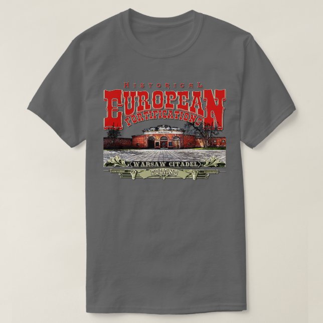 Camiseta Varsovia Citadel Polonia (Diseño del anverso)