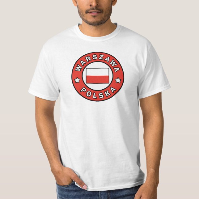 Camiseta Varsovia Polonia (Anverso)
