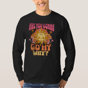 Camiseta ¿Vas A Ir A Mi Vía Retro Sun Psicodelic Art