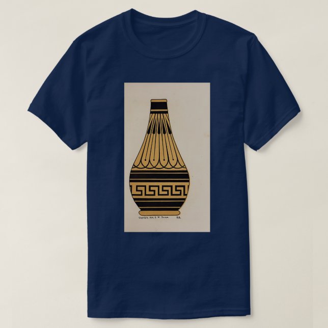 Camiseta Vasa griega perteneciente al tercer período arcaic (Diseño del anverso)