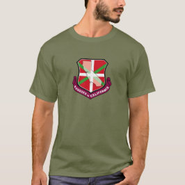 Camiseta Vascos en California, escudo de armas de Ikurriña: