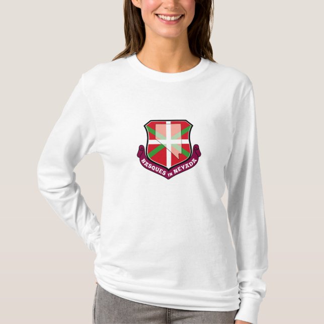 Camiseta Vascos en Nevada, escudo de armas heráldico de (Anverso)