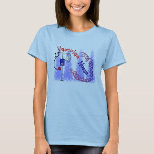 camiseta vascular de la enfermera