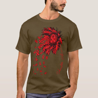 Camiseta Vasculitis Conciencia Caída de las flores de la ci