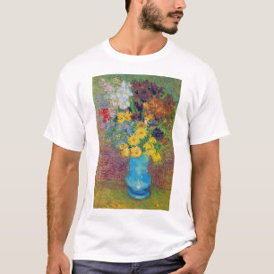 Camiseta Vase con Daisies y Anemones, Van Gogh