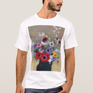 Camiseta Vase con flores mixtas, Redon