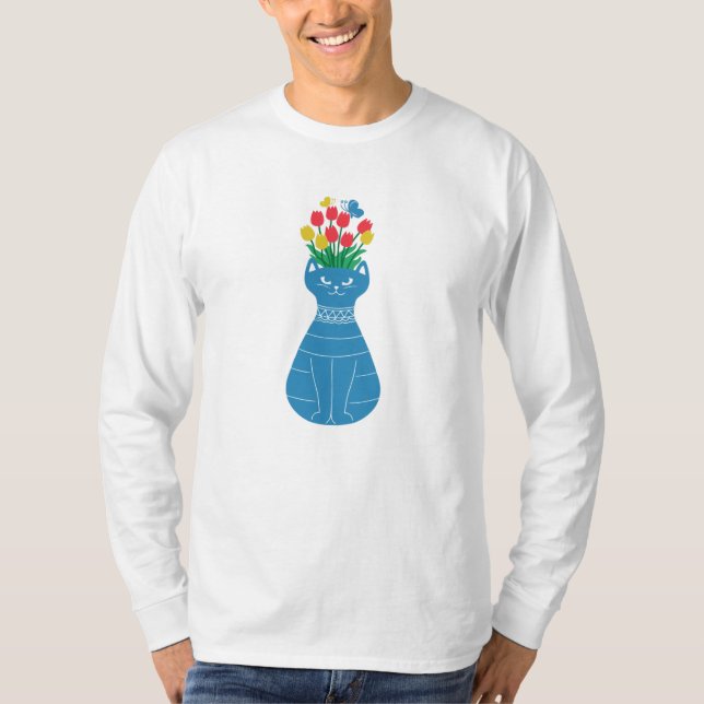 Camiseta Vase de gato (Anverso)