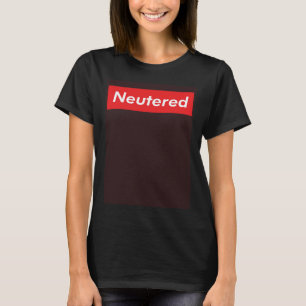 Camiseta Vasectomía Neutra Chiste Snip Tubos Cirugía
