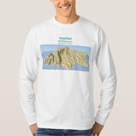 Camiseta Vasilitsi - Mapa de 3D-Panorama - Largo de camiset