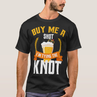 Camiseta Vaso de chupito divertido para despedida de solter