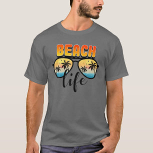 Camiseta Vaso de la Vida de la Playa Vapor de la Familia de