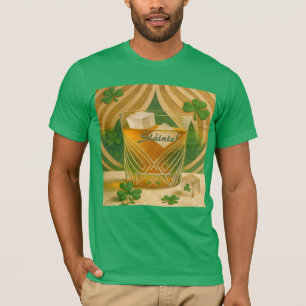 Camiseta Vaso de Whiskey Irlandés "Sláinte!"