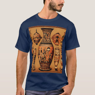 Camiseta Vasos antropomórficos de los pueblos del Xingú: