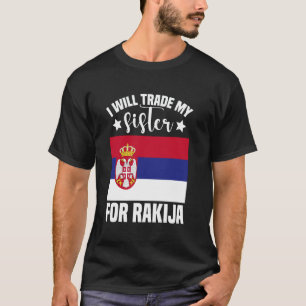Camiseta Vasos de Rakija Licor croata LiquorTrade Mi herman