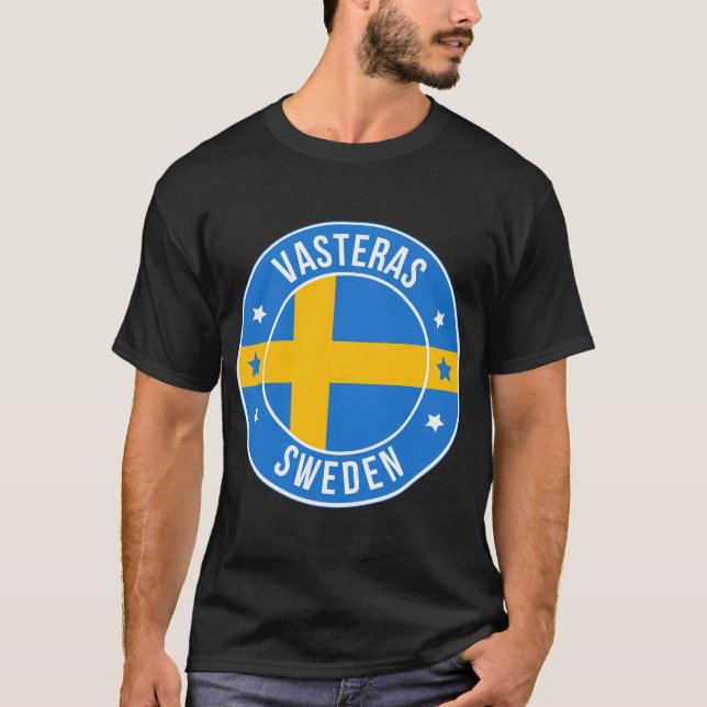 Camiseta Vasteras, Sweden City T-Shirt (Anverso)