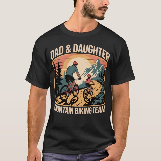 Camiseta Vater-Tochter MTB Abenteuer (Anverso)