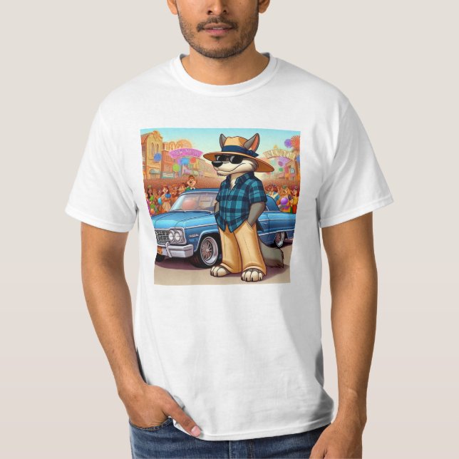 Camiseta Vato Lobo "Año Nuevo" (Anverso)