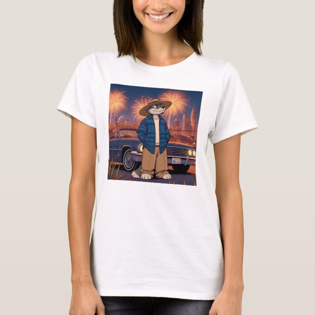 Camiseta Vato Lobo el 4 de julio    (Anverso)