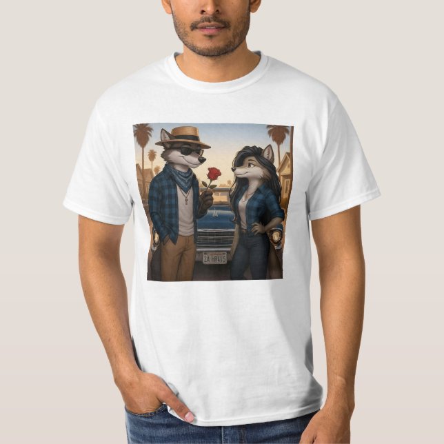 Camiseta Vato Lobo "San Valentines" (Anverso)