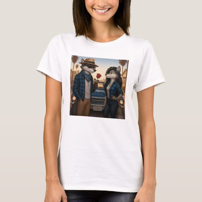 Camiseta Vato Lobo "Valentines" (Anverso)