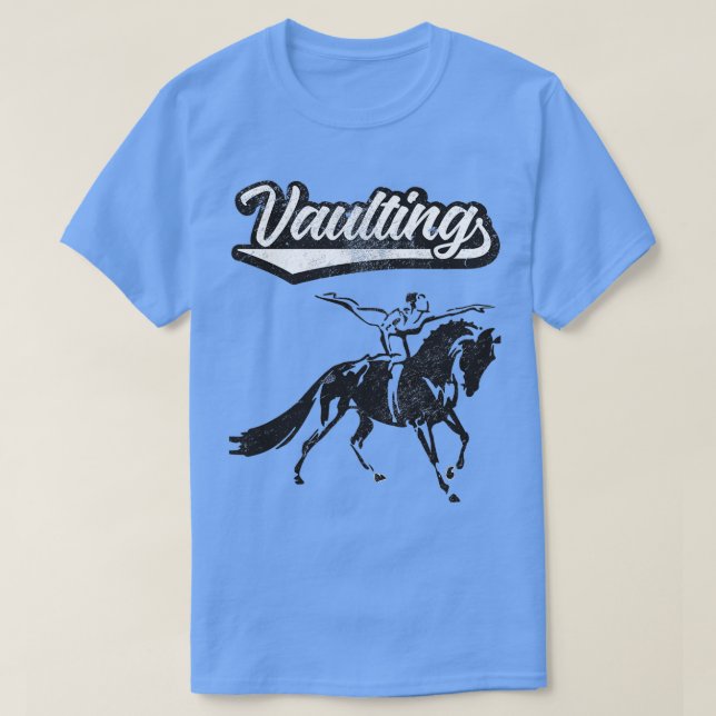 Camiseta Vaulting horse riding 5 (Diseño del anverso)