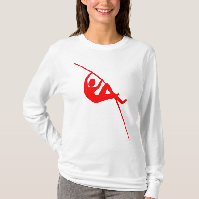 Camiseta Vaulting Pole - Rojo (Anverso)