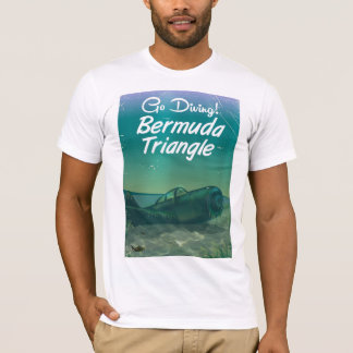 Camiseta ¡Vaya a bucear! Póster de viaje del triángulo de l