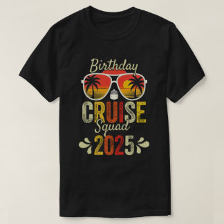 Camiseta Vaya barco es un viaje de cumpleaños 2025 Divertid