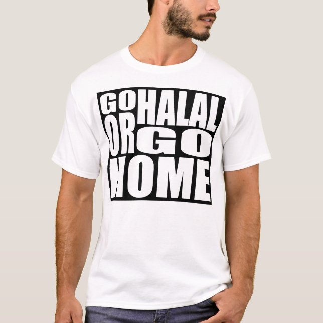 CAMISETA VAYA HALAL O VAYA A CASA (Anverso)