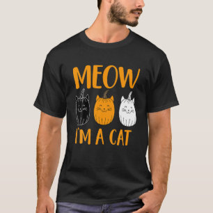 Camiseta Vaya, soy un gato gracioso calabaza Kitty Cat Hall