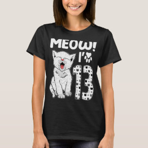 Camiseta Vaya, tengo 13 años, Chica, 13 años.