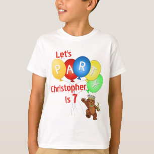 Camiseta Vayamos de fiesta al 7mo príncipe del oso del