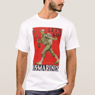 Camiseta ¡Vayamos! Los E.E.U.U. Infantes de marina