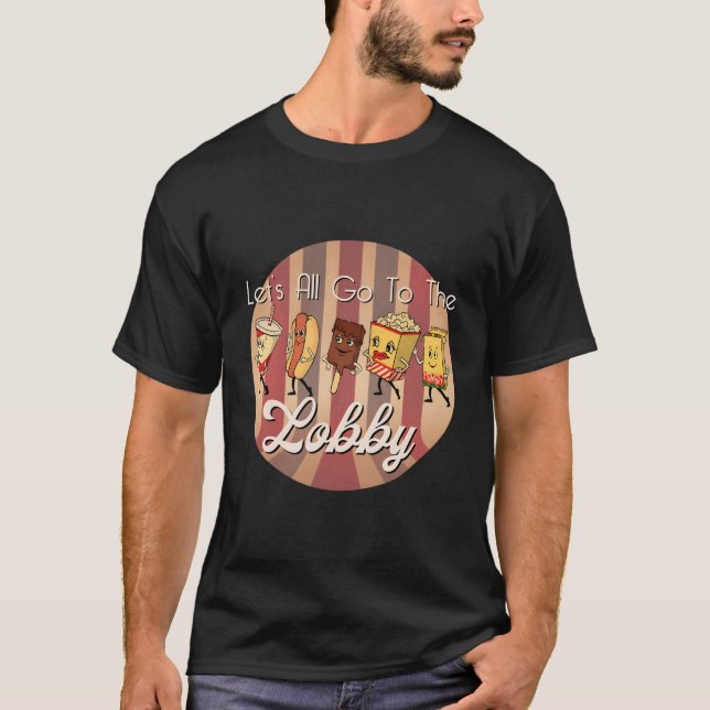 Camiseta Vayamos Todos Al Cine Del Vestíbulo (Anverso)