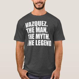 Camiseta Vázquez Vázquez Nombre de la familia Vázquez apell