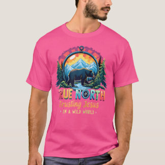 Camiseta Vbs 2025 True North Confiando en Jesús Christian S
