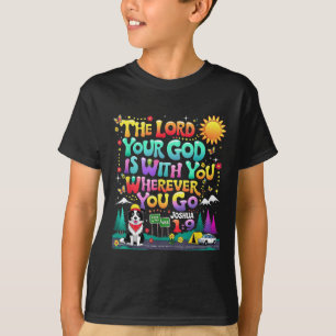 Camiseta Vbs 2025 True North Viaje El Señor Tu Dios Ch