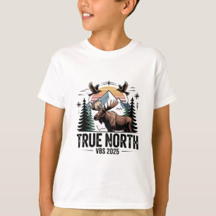 Camiseta Vbs 2025 Verdadero Norte Confiando en Jesús Christ