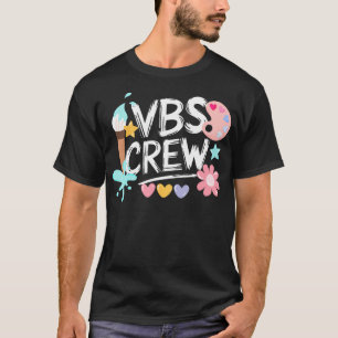 Camiseta Vbs Crew Vacation Bible School Paint Arts Vbs Kids