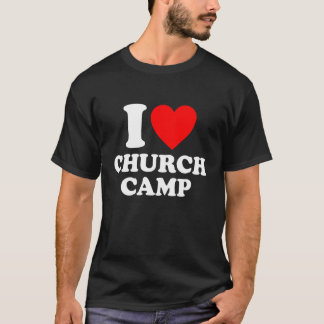 Camiseta VBS I Love Church Camp Christian Vacation Bible Sc