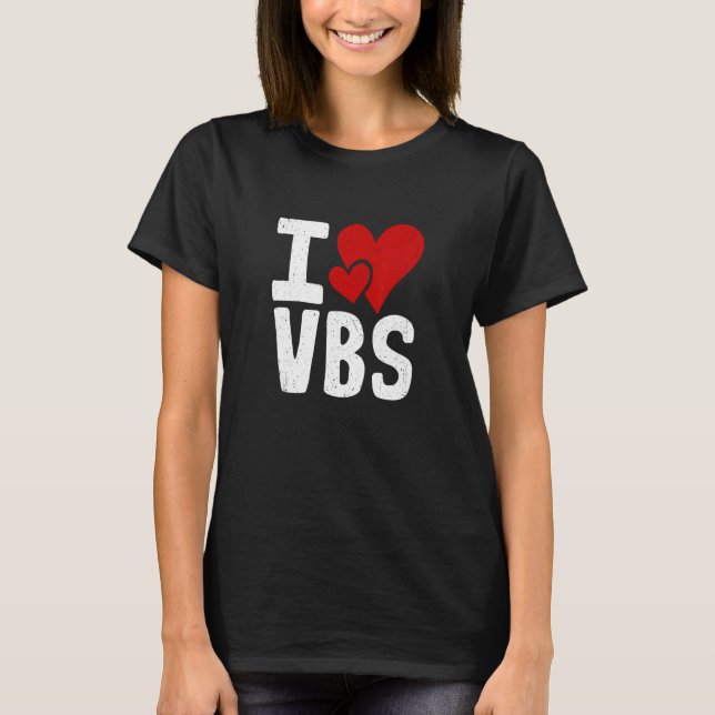 Camiseta VBS Me Encanta Vacaciones Escuela de Biblia Christ (Anverso)