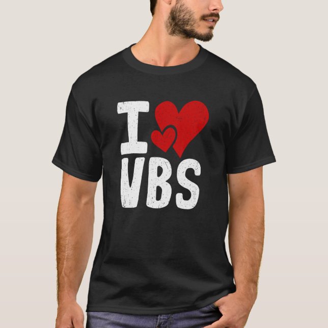 Camiseta VBS Me Encanta Vacaciones Escuela de Biblia Christ (Anverso)