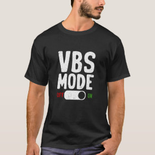 Camiseta VBS Vacation Bible School Mode On Summer Christian
