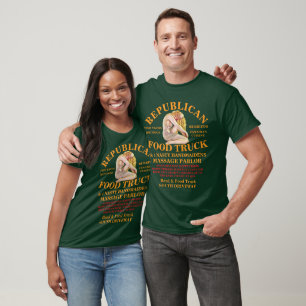 CAMISETA VD STD BANDA DE LA CASA BLANCA TACO BURRITO PERRO 