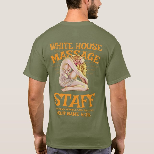Camiseta VD STD Norovirus Bufet Dieta Pérdida de Peso WH TE (Reverso)