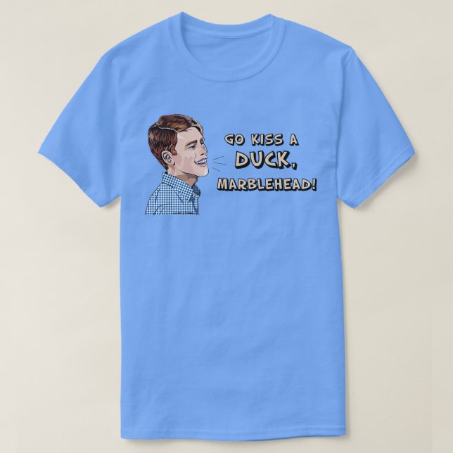 Camiseta Ve a besar a un imbécil de pato (Diseño del anverso)
