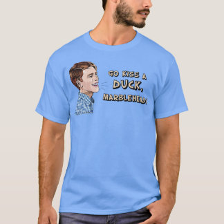 Camiseta Ve a besar a un imbécil de pato