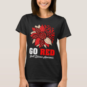 Camiseta Ve a la conciencia de la enfermedad del corazón de