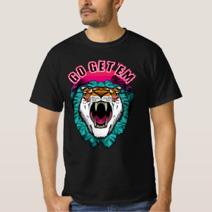 Camiseta Ve a por ellos - Diseño gráfico Tiger Face