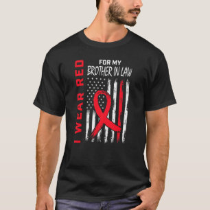 Camiseta Ve a Red Brother In Law Conciencia de la Enfermeda